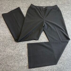 Nicole Miller New York Black Dress Pants Women Size 8 Tailored Trousers